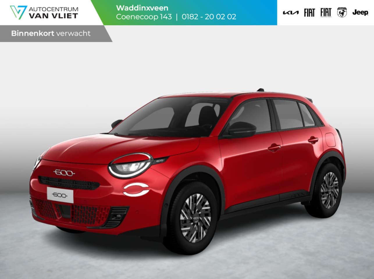 Fiat 600 - 1.2 Hybrid Urban | Automaat | PDC | Cruise | Airco | Apple Carplay - AutoWereld.nl