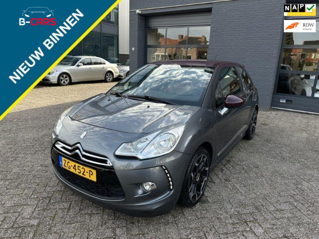 Citroën DS3 - 1.6 THP Sport Chic LEER|NAVI|PDC|CRUISE|STOELVW|NAP!! - AutoWereld.nl