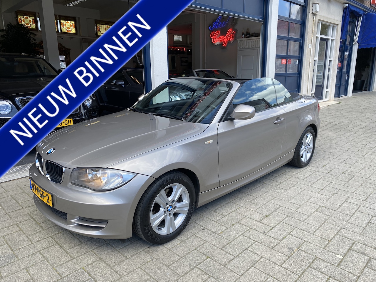 BMW 1-serie Cabrio - 118i High Executive NL AUTO/CLIMA/PDC/CRUISE - AutoWereld.nl