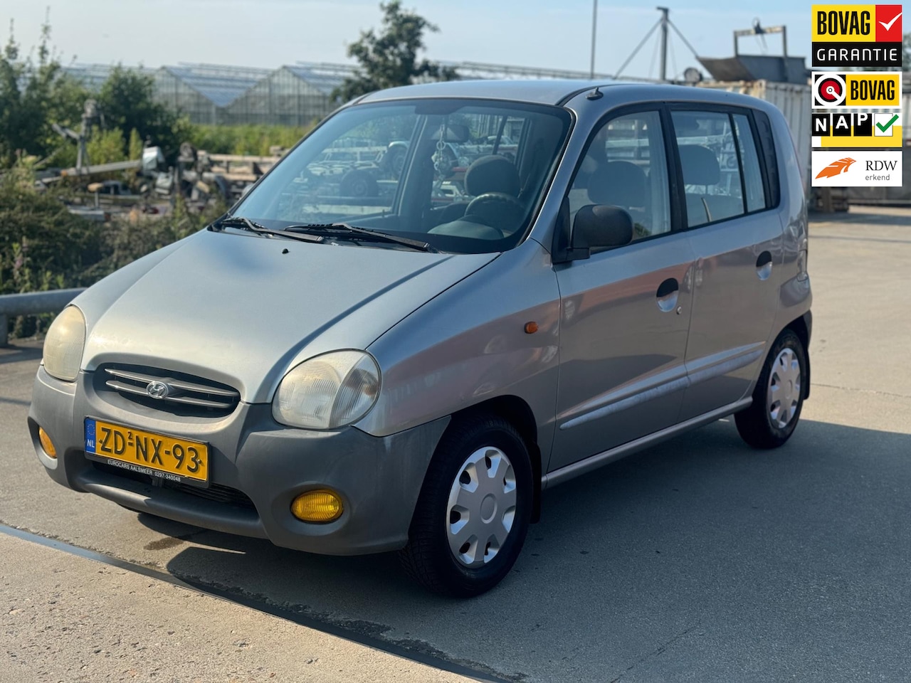 Hyundai Atos - 1.0i GLS AUTOMAAT AIRCO NIEUW APK STUURBEKRACHTIGING 94000km nap - AutoWereld.nl