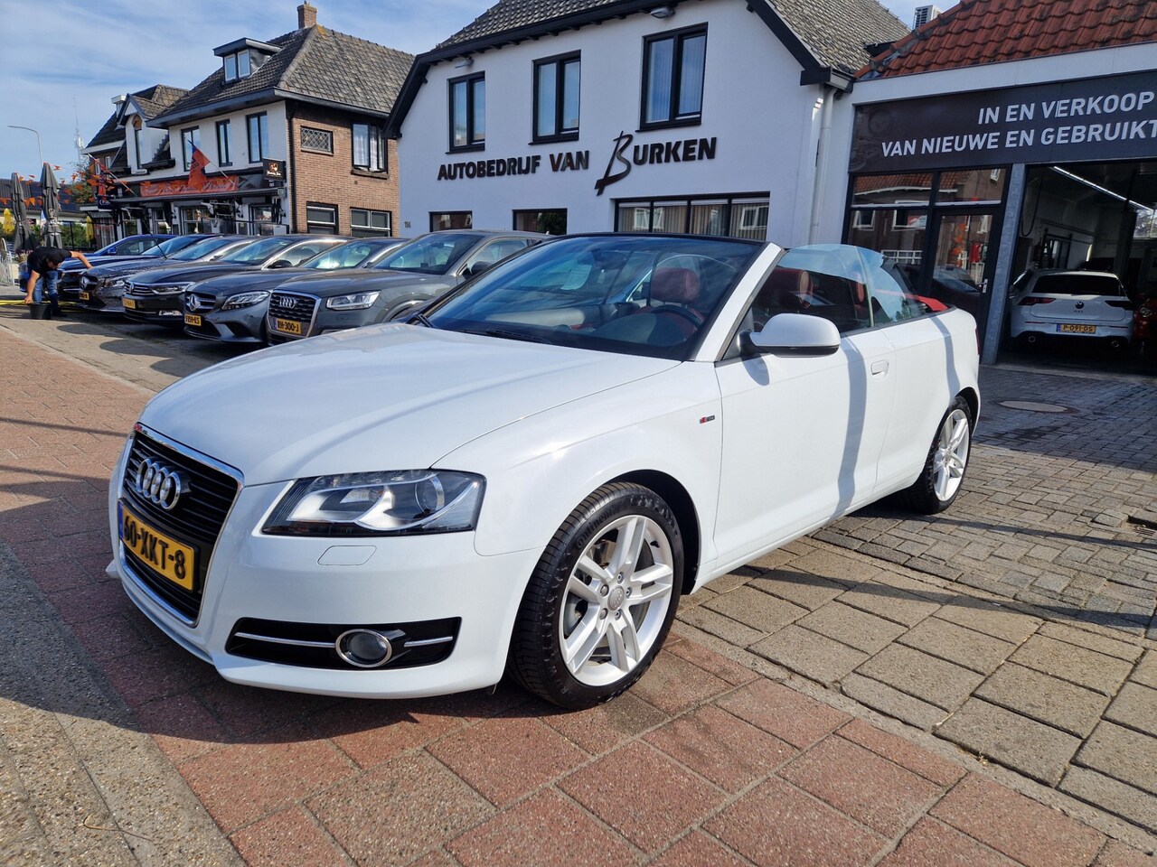 Audi A3 Cabriolet - 1.4 TFSI Ambition Pro Line S 1.4 TFSI Ambition Pro Line S, Navigatie,Climate control,L.M. Velgen,Trekhaak - AutoWereld.nl