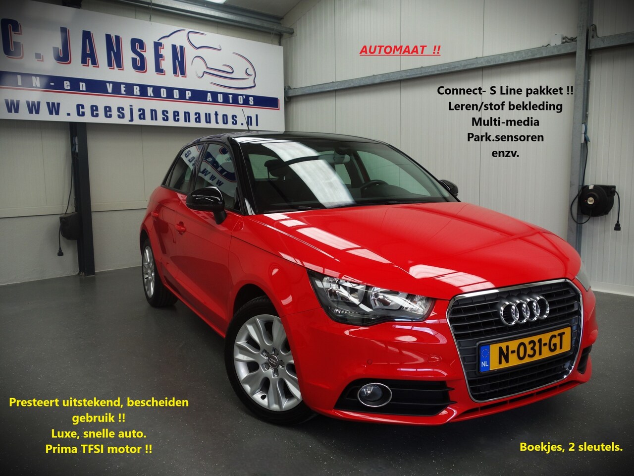 Audi A1 Sportback - 1.4 TFSI Pro Line S SUPER MOOI !! - AutoWereld.nl