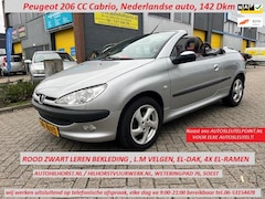 Peugeot 206 CC - 1.6-16V, Nederlandse auto, weinig km aantoonbaar, Wij werken uitsluitend op afspraak, elke