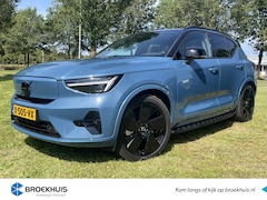 Volvo XC40 - Twin Ultimate 82 kWh Vol en UNIEK Heico verlaagd | Running Boards | Black Pakket | Schuif