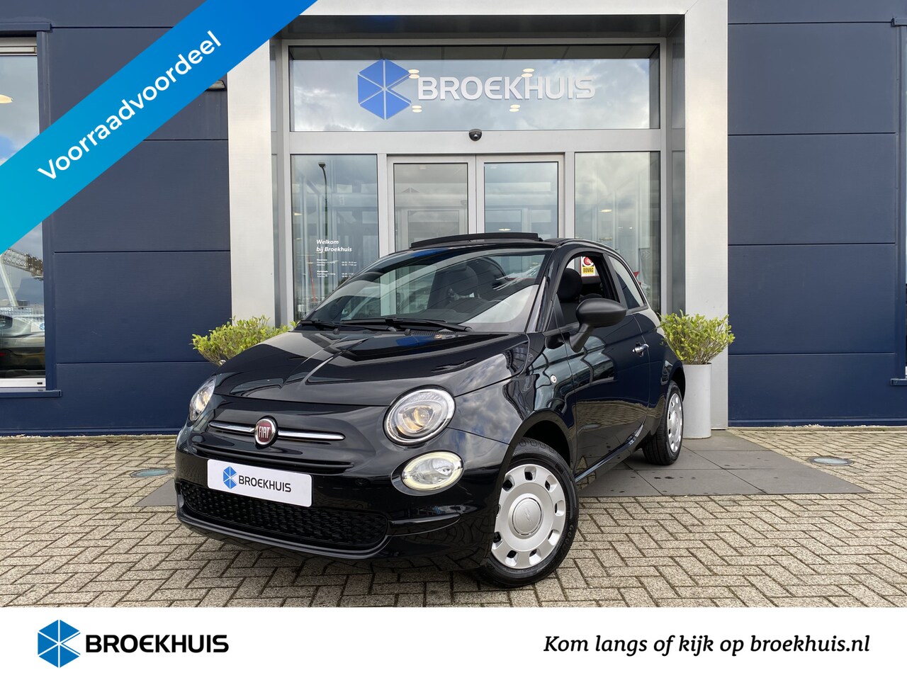 Fiat 500 - Cabrio 1.0 Hybrid | Registratiekorting €3.009 | Carplay | Airco | Bluetooth | Cruise Contr - AutoWereld.nl