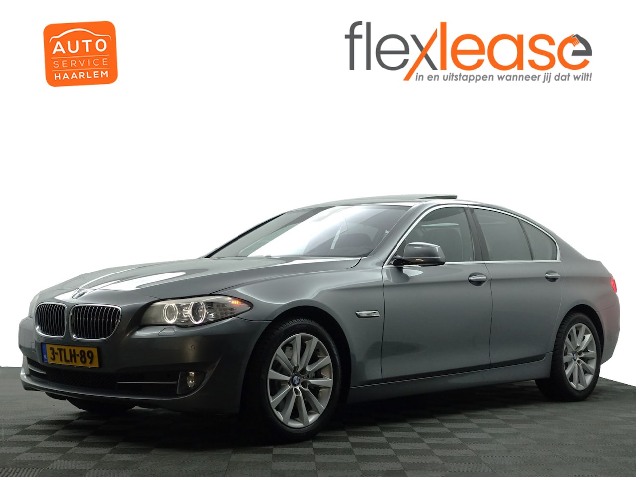 BMW 5-serie - 528i High Executive+ Aut- Schuifdak, Soft Close, Head Up, Camera, Memory, Standkachel, Ele - AutoWereld.nl