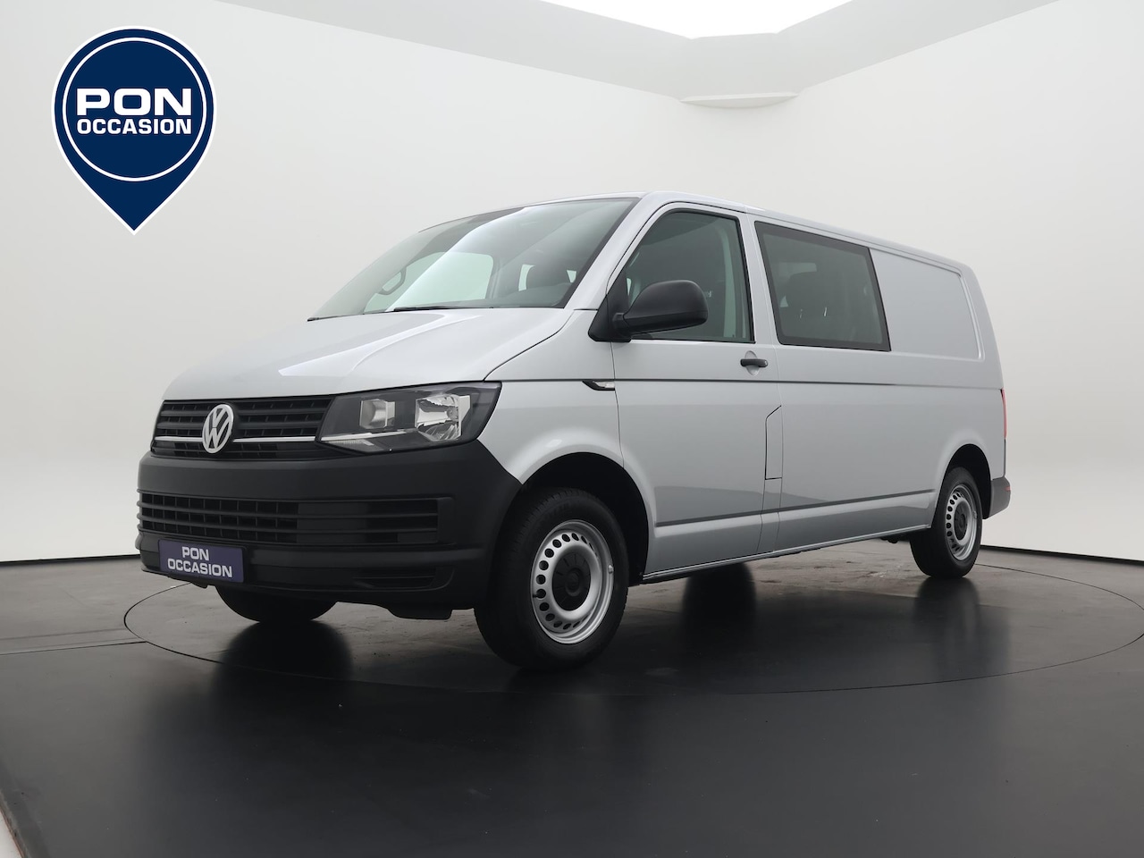 Volkswagen Transporter - 2.0 TDI 150 PK L2H1 DC Trendline Airco / Elek.pakk. / PDC / bijrijdersbank / - AutoWereld.nl