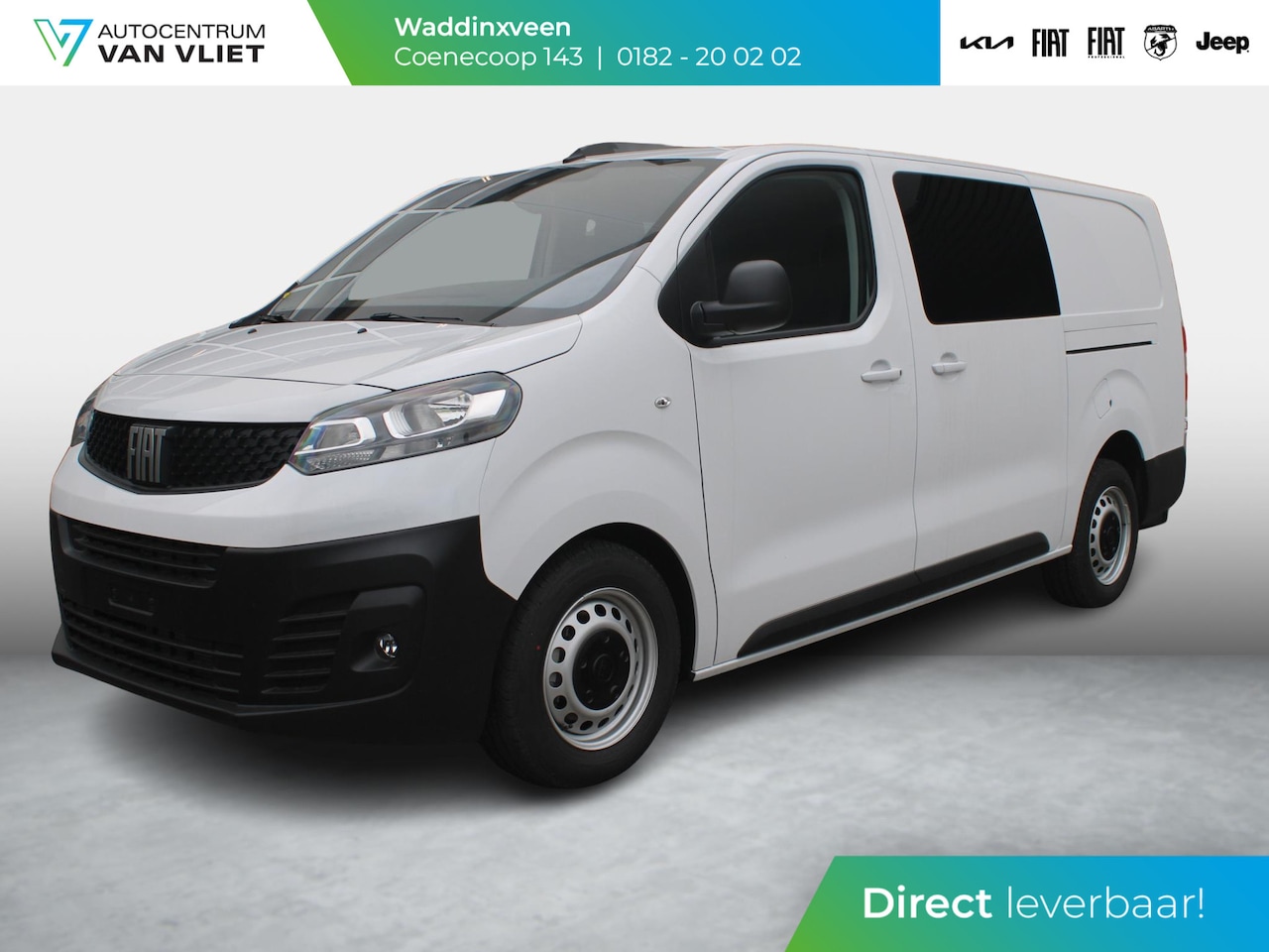 Fiat Scudo - 2.0 Diesel 145 L3 DC | Passagiersstoel | Driver Pack | Techno NAV Pack | 2 Schuifdeuren | - AutoWereld.nl