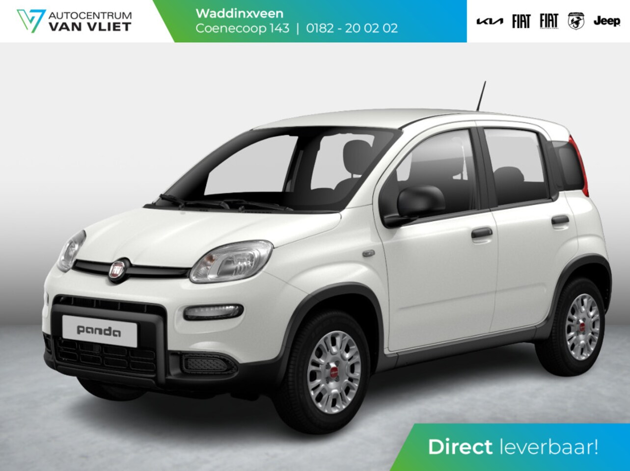 Fiat Panda - Hybrid Urban | Airco | Bluetooth | Uit voorraad leverbaar ! - AutoWereld.nl