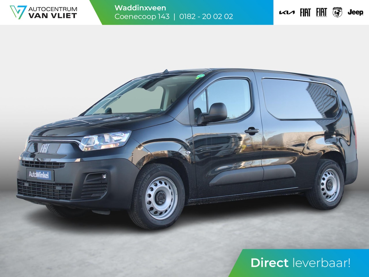 Fiat E-Doblo - 136 L2 50 kWh Fiat E-Doblo 50 kWh 136 L2 | Uit voorraad leverbaar | Navi | Clima | Carplay - AutoWereld.nl