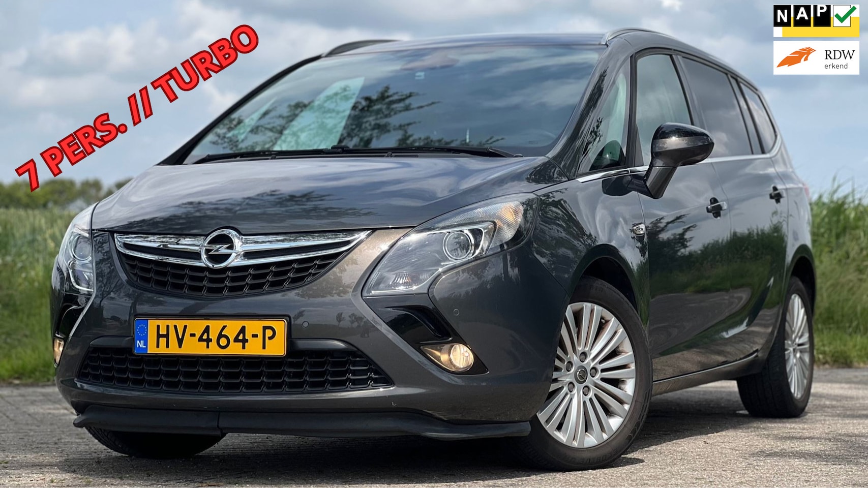 Opel Zafira Tourer - 1.6 Edition Turbo 7p. //NAP//NAVI//CLIMA - AutoWereld.nl