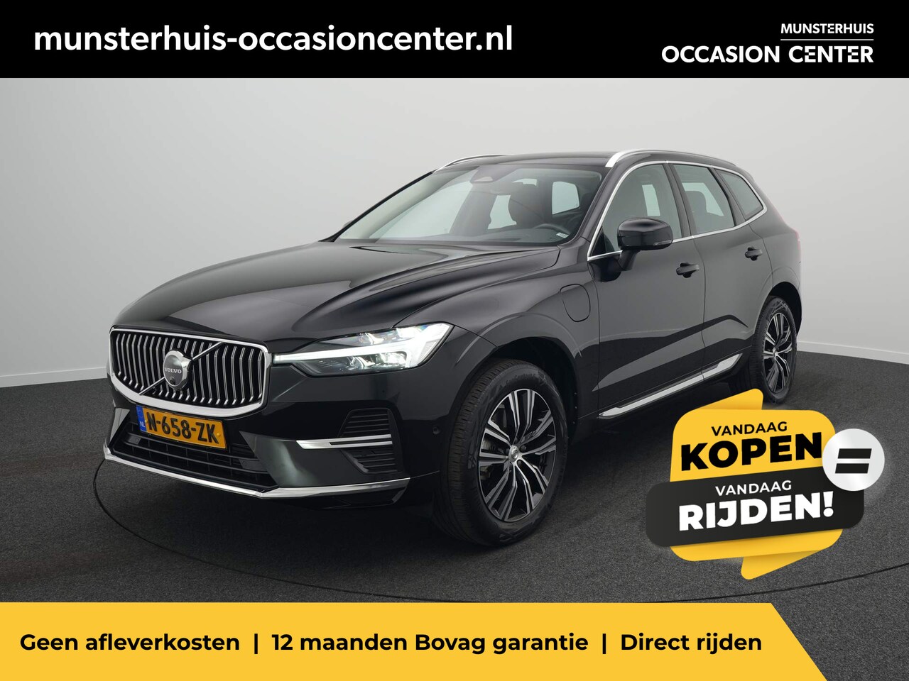 Volvo XC60 - 2.0 Recharge T6 AWD Inscription - Automaat - Elektrisch wegklapbare trekhaak - Panoramadak - AutoWereld.nl