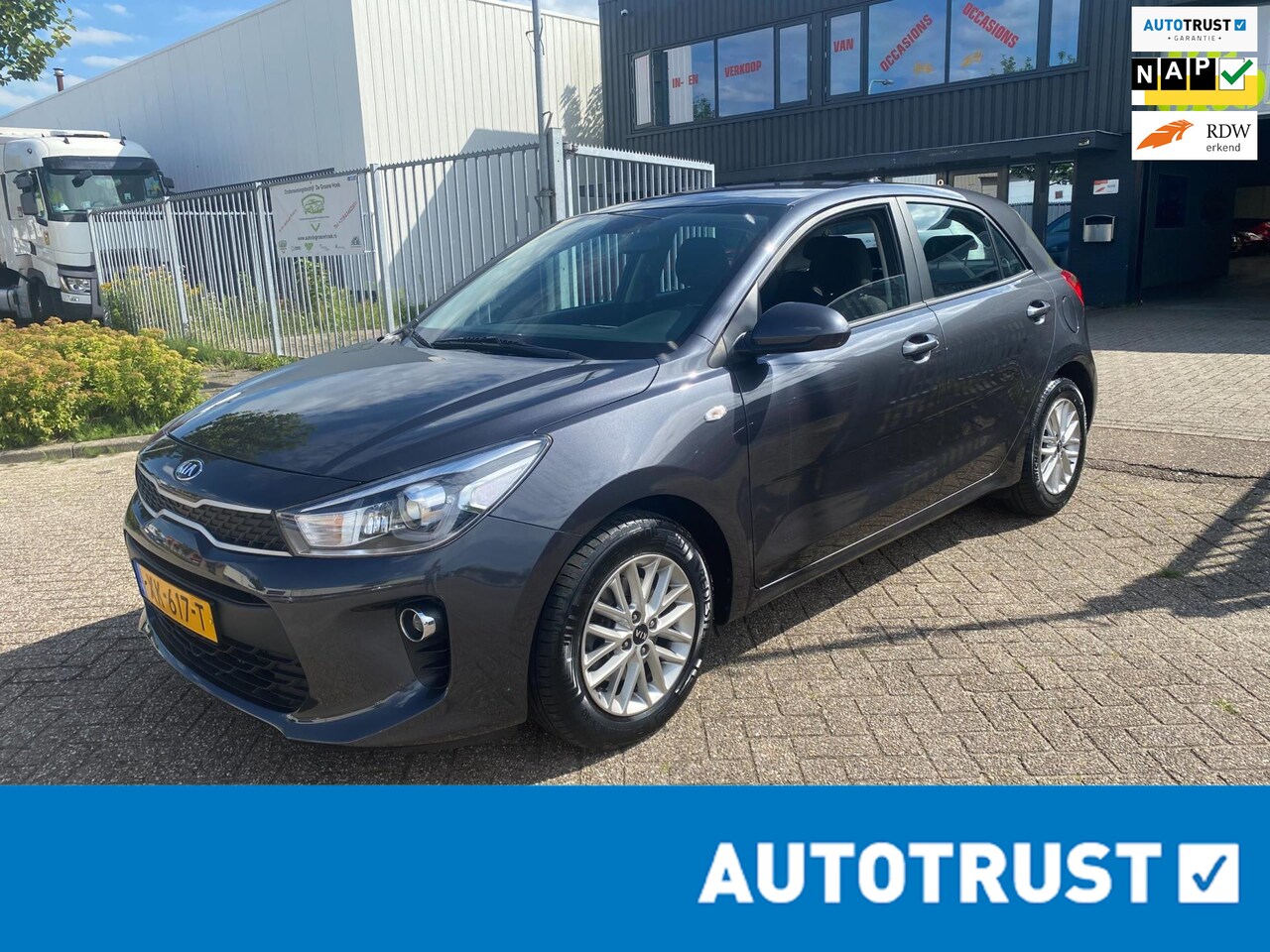 Kia Rio - 1.0 TGDI DynamicLine l NAVI l MET GARANTIE l APK geleverd! - AutoWereld.nl