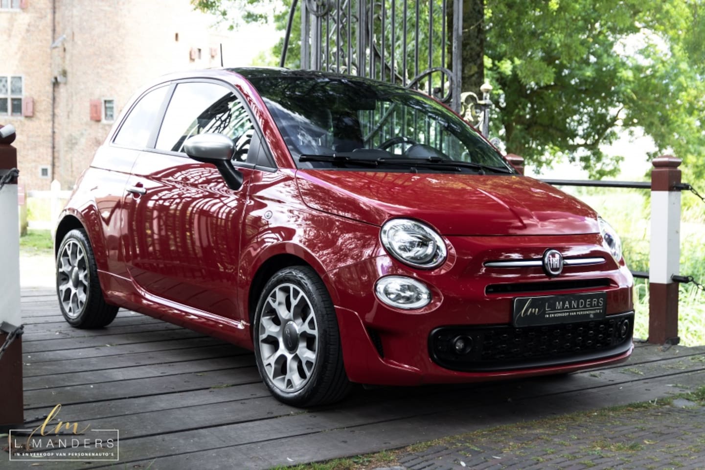 Fiat 500 - 1.0 Hybrid Sport 2021 ROOD | Leder | Panoramadak | Airco | Benz - AutoWereld.nl