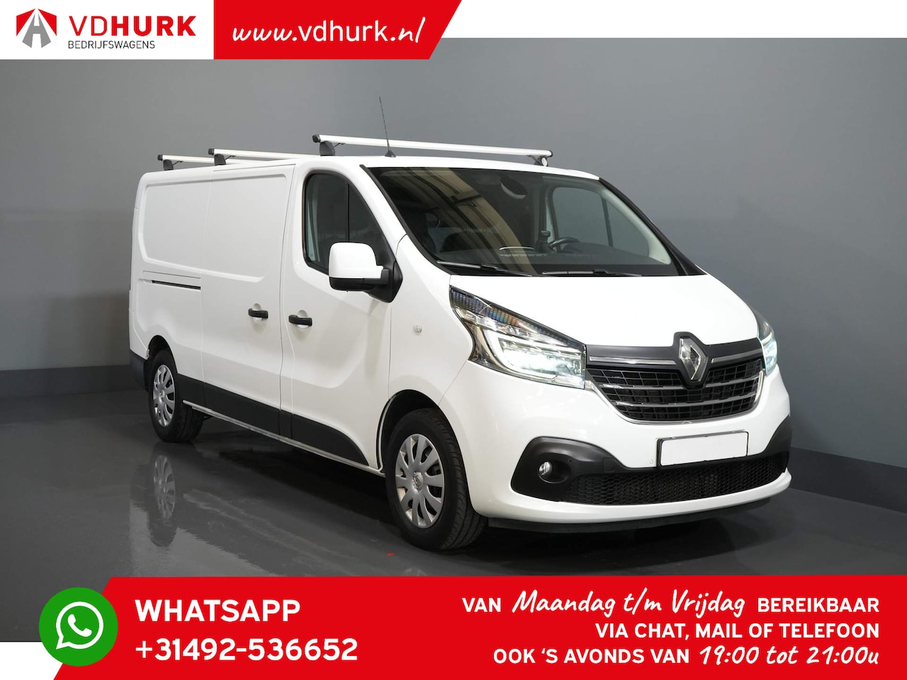 Renault Trafic - 2.0 dCi L2 145 pk Aut. LED/ Stoelverw./ Camera/ PDC/ Cruise/ Clima/ Trekhaak - AutoWereld.nl