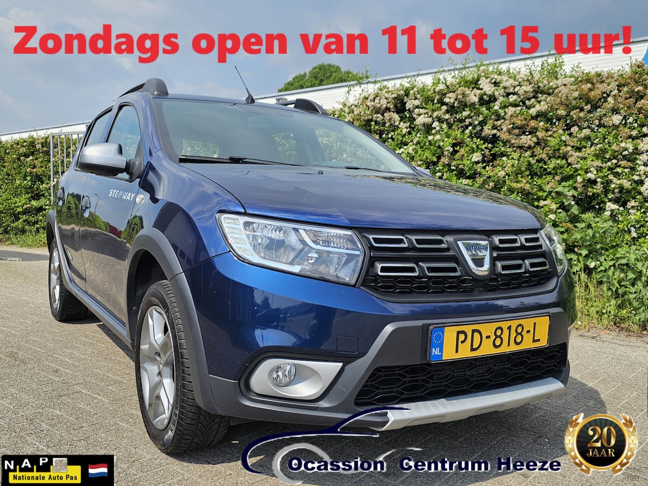 Dacia Sandero Stepway - 0.9 TCe SL AUT! 1e Eig! Camera! Trekhaak! Zondag OPEN! - AutoWereld.nl