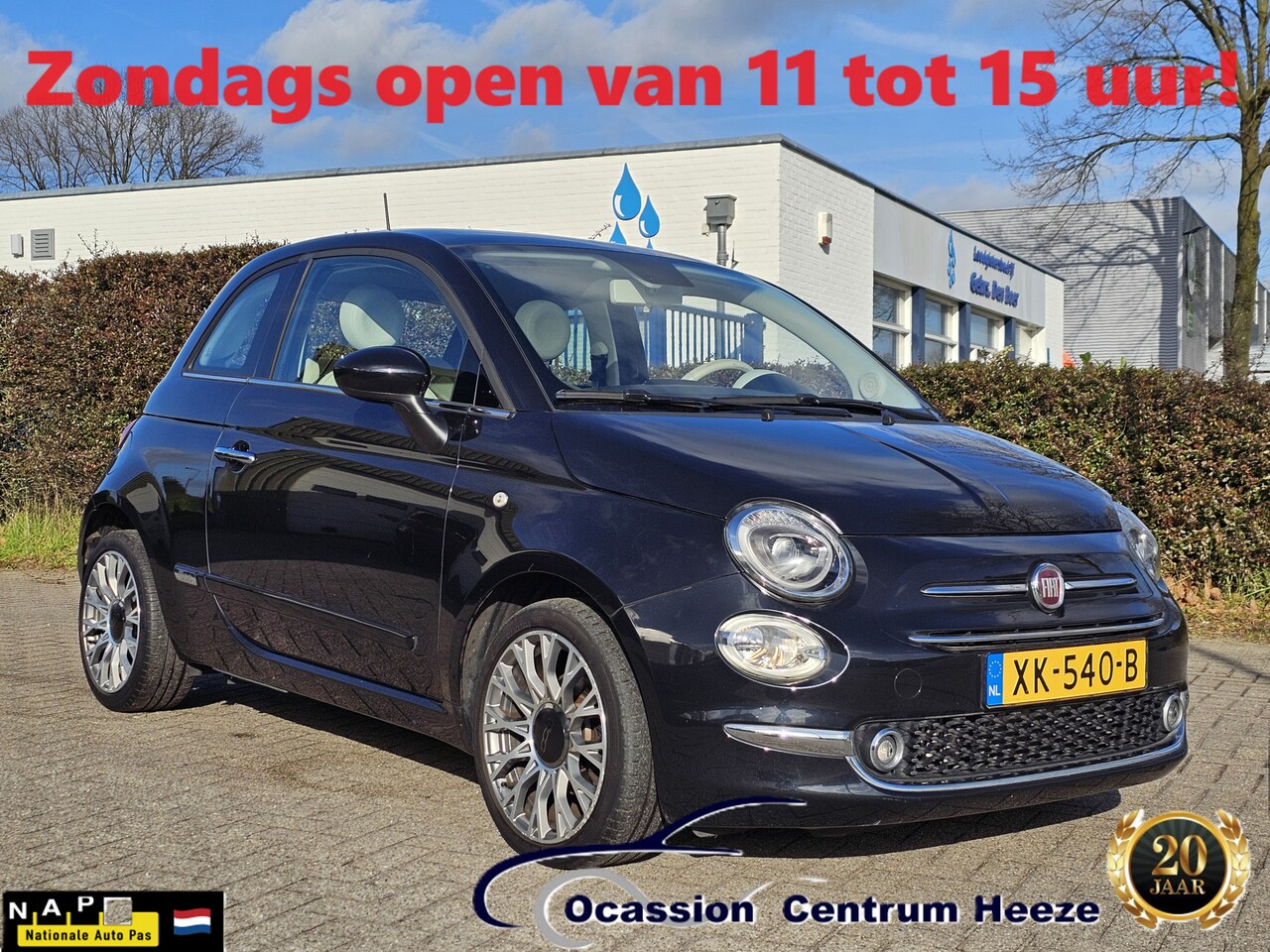 Fiat 500 - 0.9 TwinAir Turbo Lounge 0.9 TwinAir Turbo Lounge, AUT! 1e Eig! Panoramadak! Zondag OPEN! - AutoWereld.nl