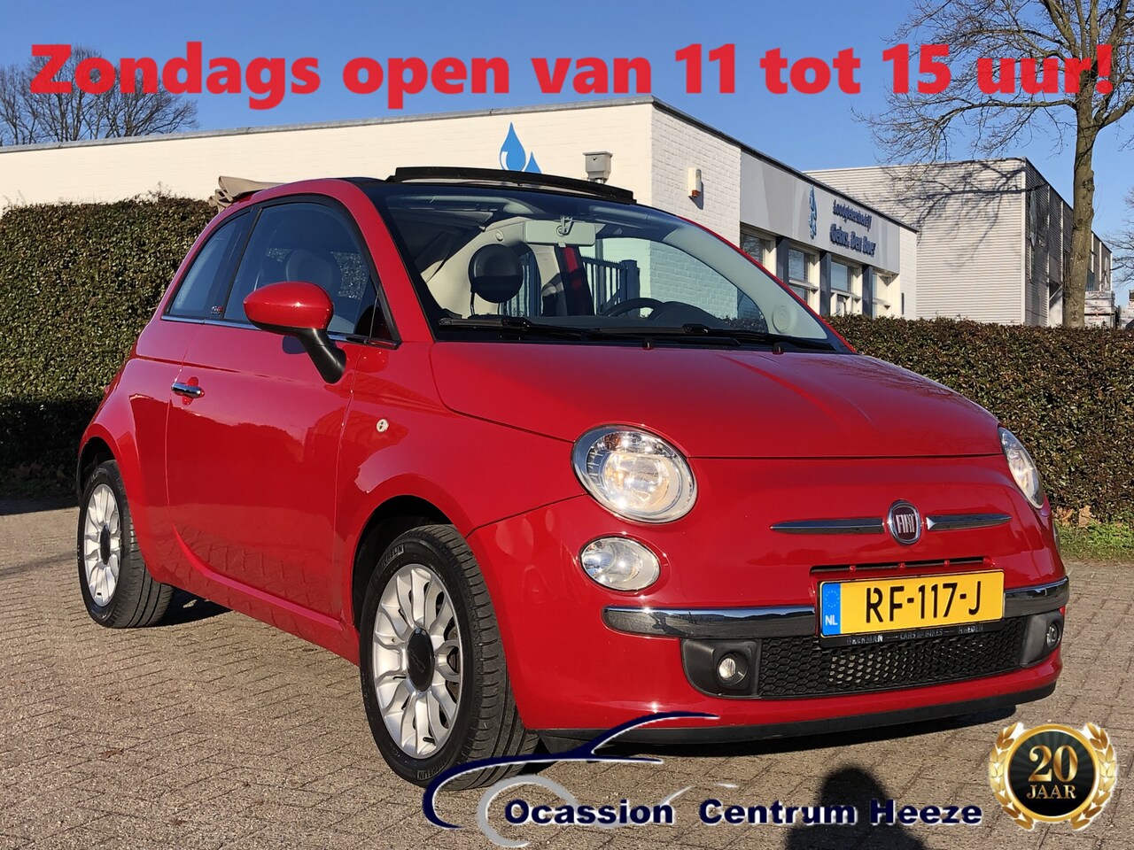 Fiat 500 C - 1.2 Lounge 1.2 Lounge, Apk 6-2025! 4 Nwe All Seasons! Zondag OPEN! - AutoWereld.nl