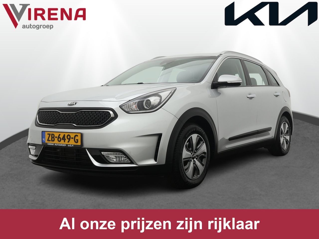 Kia Niro - 1.6 GDi Hybrid DynamicLine - Apple CarPlay/Android Auto - Afneembare trekhaak - Cruise Con - AutoWereld.nl