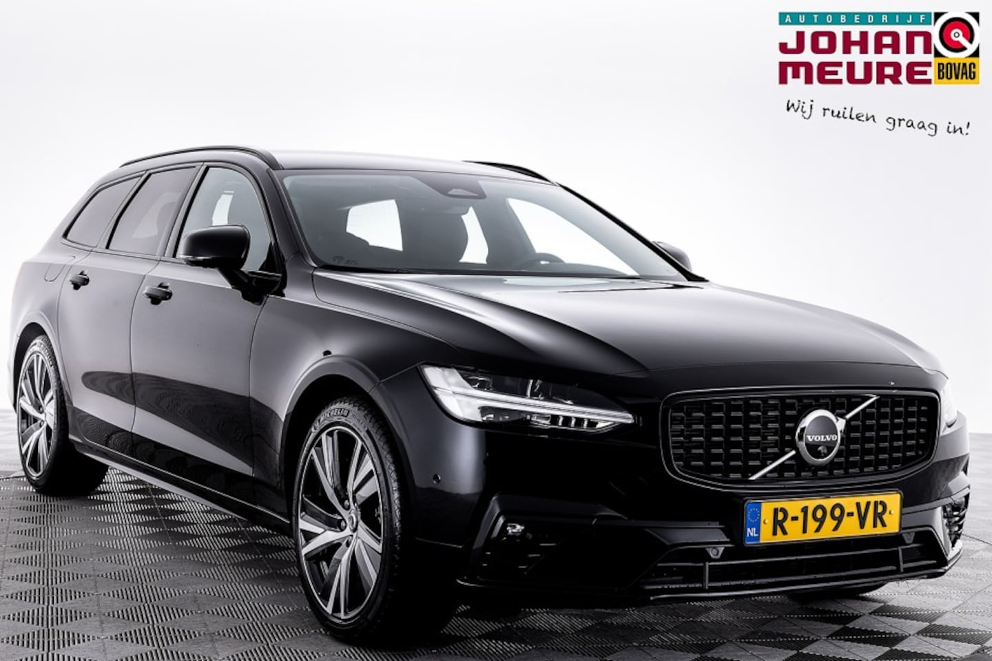 Volvo V90 - B5 Mild Hybrid Plus Bright | LEDER | harman/kardon ✅ 1e Eigenaar - AutoWereld.nl