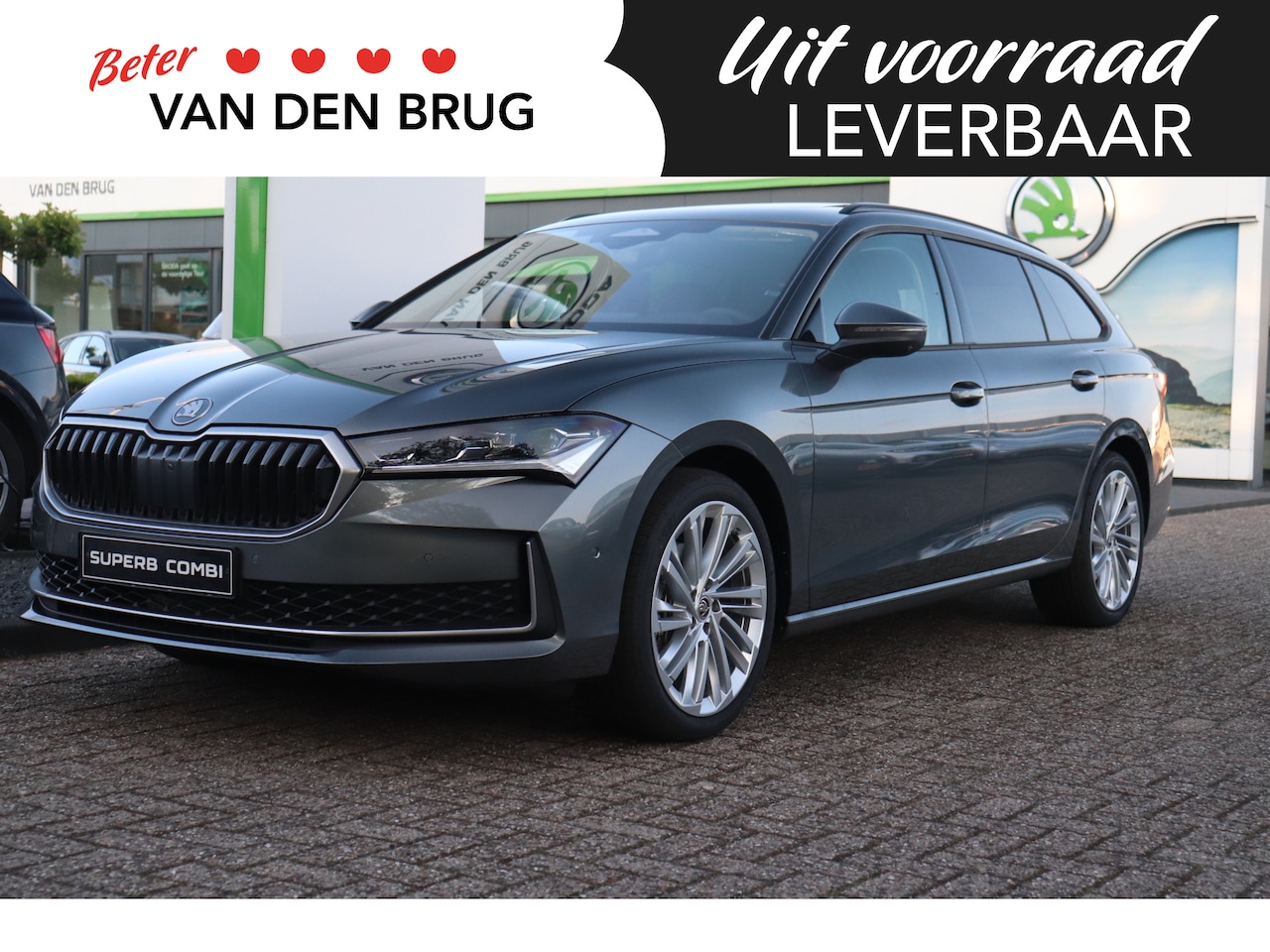 Skoda Superb Combi - 1.5 TSI MHEV 150pk DSG First Edition | Lederen bekleding | 19" lichtmetalen velgen | Trave - AutoWereld.nl