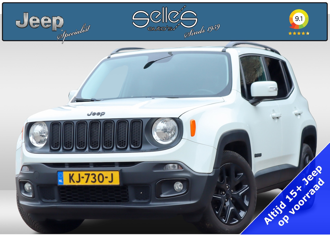 Jeep Renegade - 1.6 E-Torq Black Line | Trekhaak | Navigatie - AutoWereld.nl