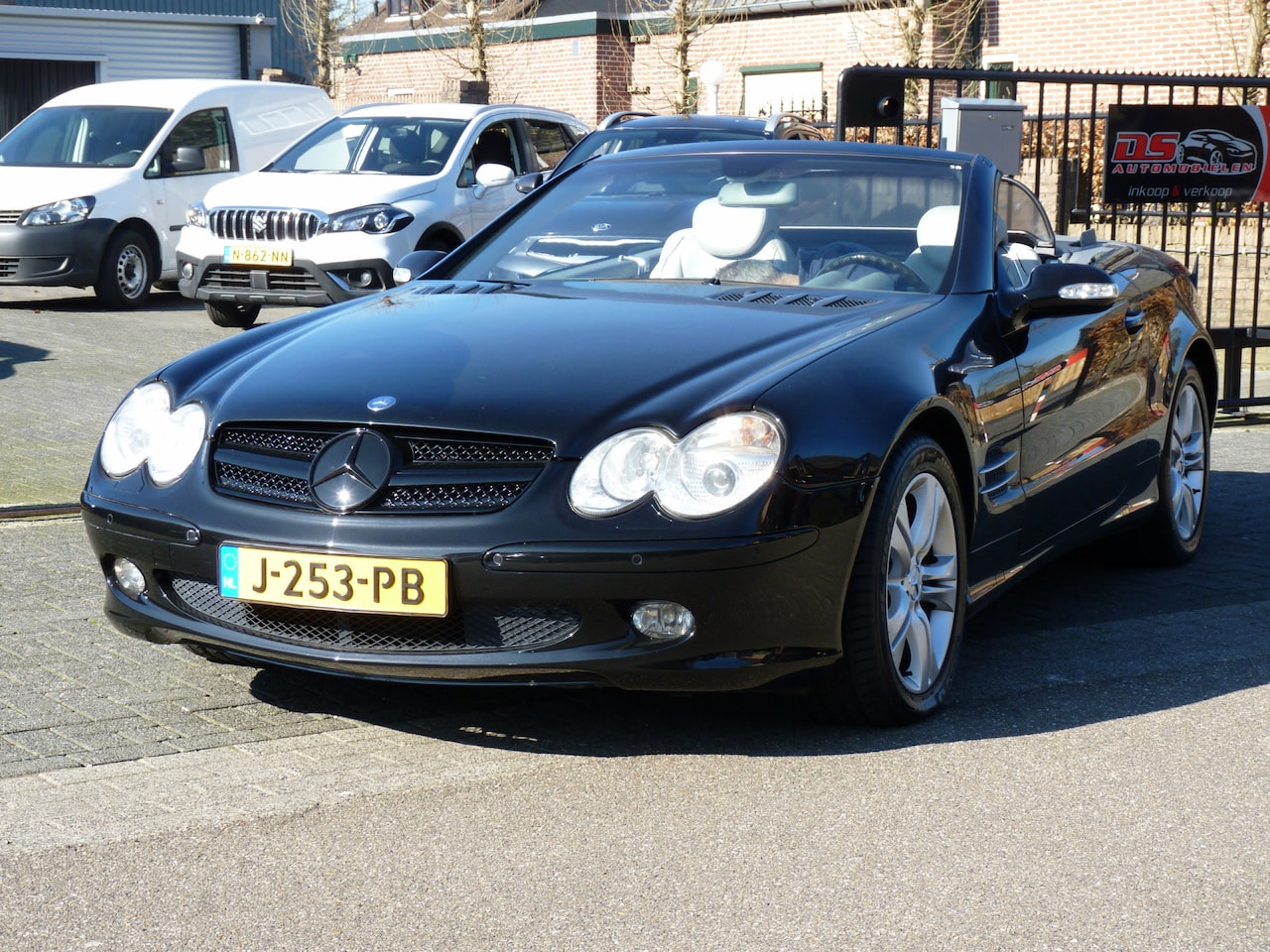 Mercedes-Benz SL-klasse Cabrio - 500 *** LEDER-AUTOMAAT-vol dealer onderhouden alle facturen aanwezig,etc,etc.*** - AutoWereld.nl