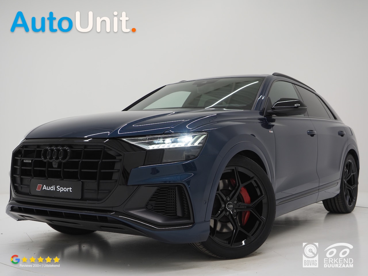 Audi Q8 - 60 TFSI e quattro Competition | Panoramadak | Luchtvering | 360 | Keyless | Trekhaak - AutoWereld.nl