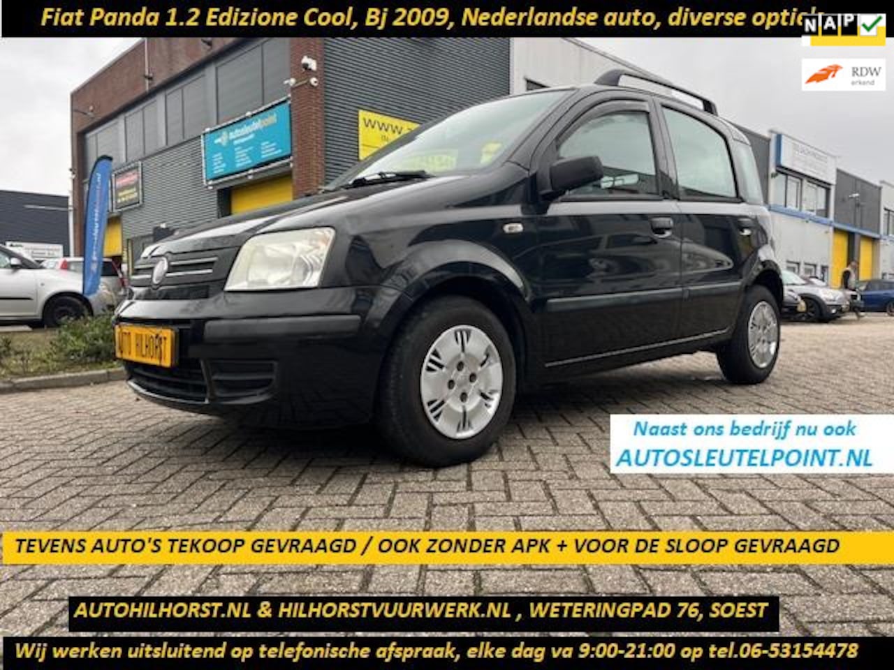 Fiat Panda - 1.2 Edizione Cool 1.2 Edizione Cool, Nederlandse auto, weinig km, aantoonbaar, nap - AutoWereld.nl