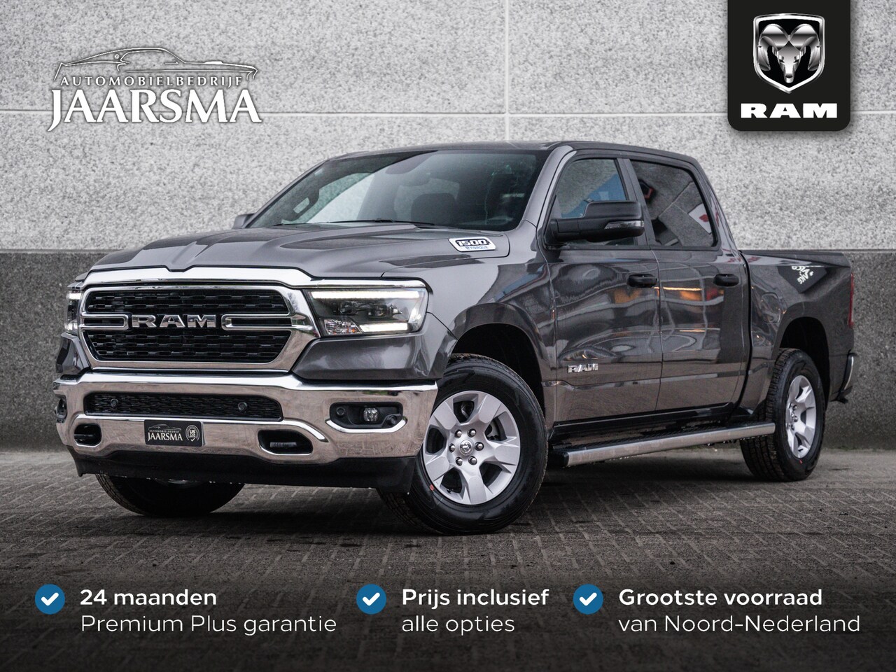 Dodge Ram 1500 - Big Horn eTorque 3.6L V6 CrewCab 4X4 |Navigatie |PRINS LPG |Rijklaarprijs| - AutoWereld.nl