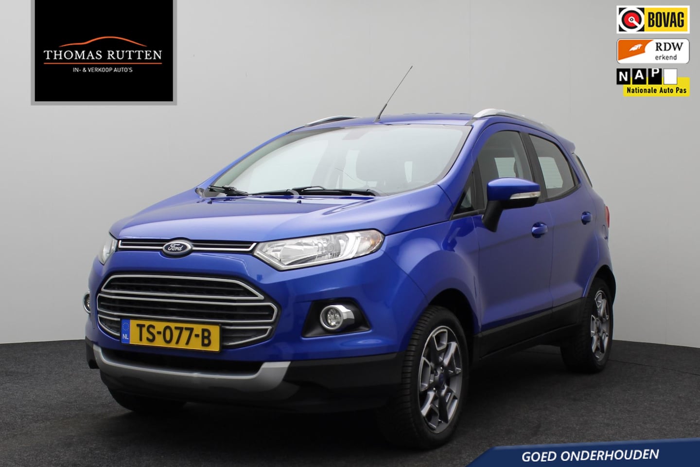 Ford EcoSport - 1.0 EcoBoost Titanium 2016 | Cruise Controle | Stuur bediening | Stoelverwarming | Voorrui - AutoWereld.nl