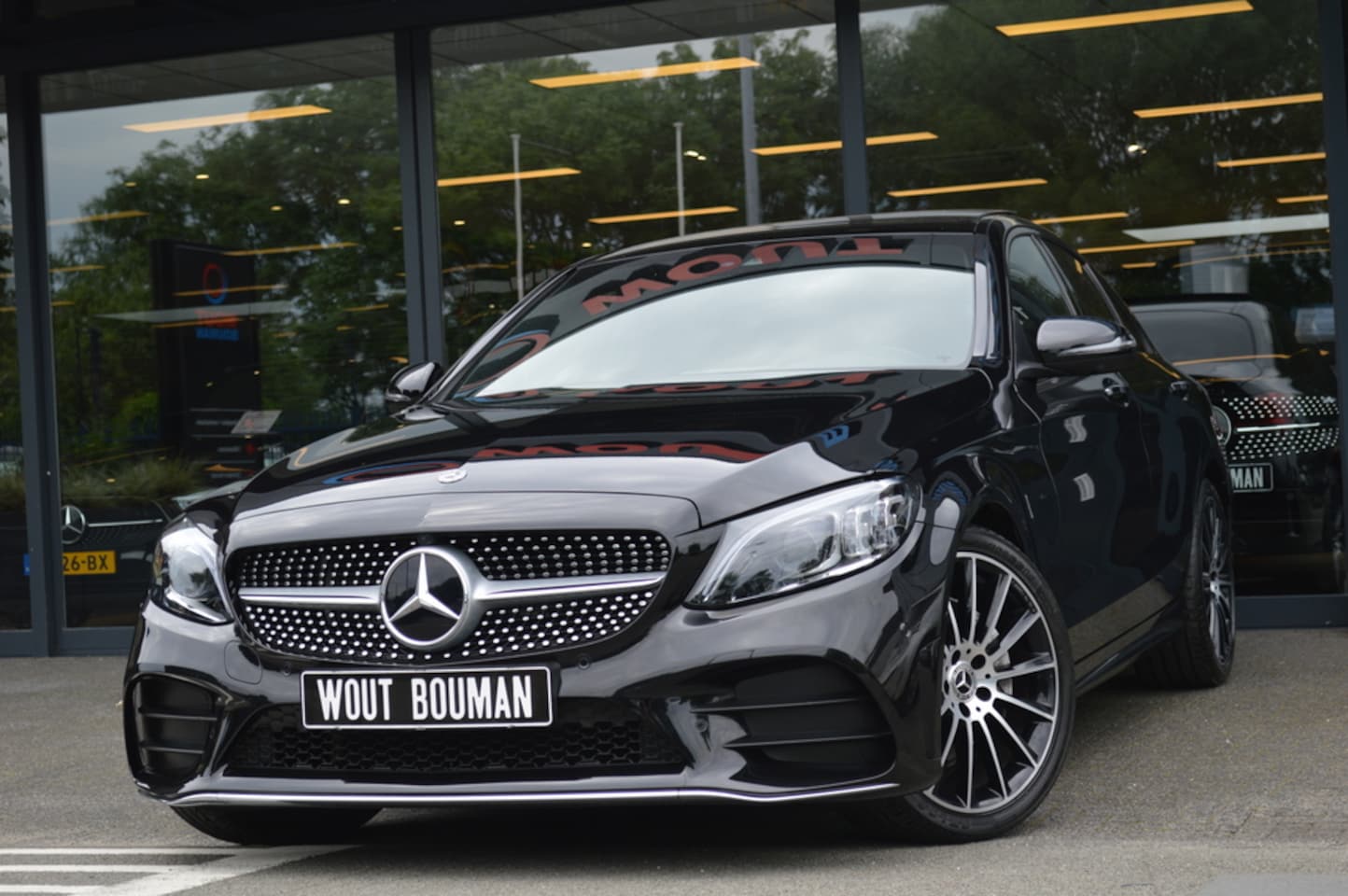 Mercedes-Benz C-klasse - 180 AMG Aut. Led Panorama Leder Virtual Burmester Camera Pdc - AutoWereld.nl