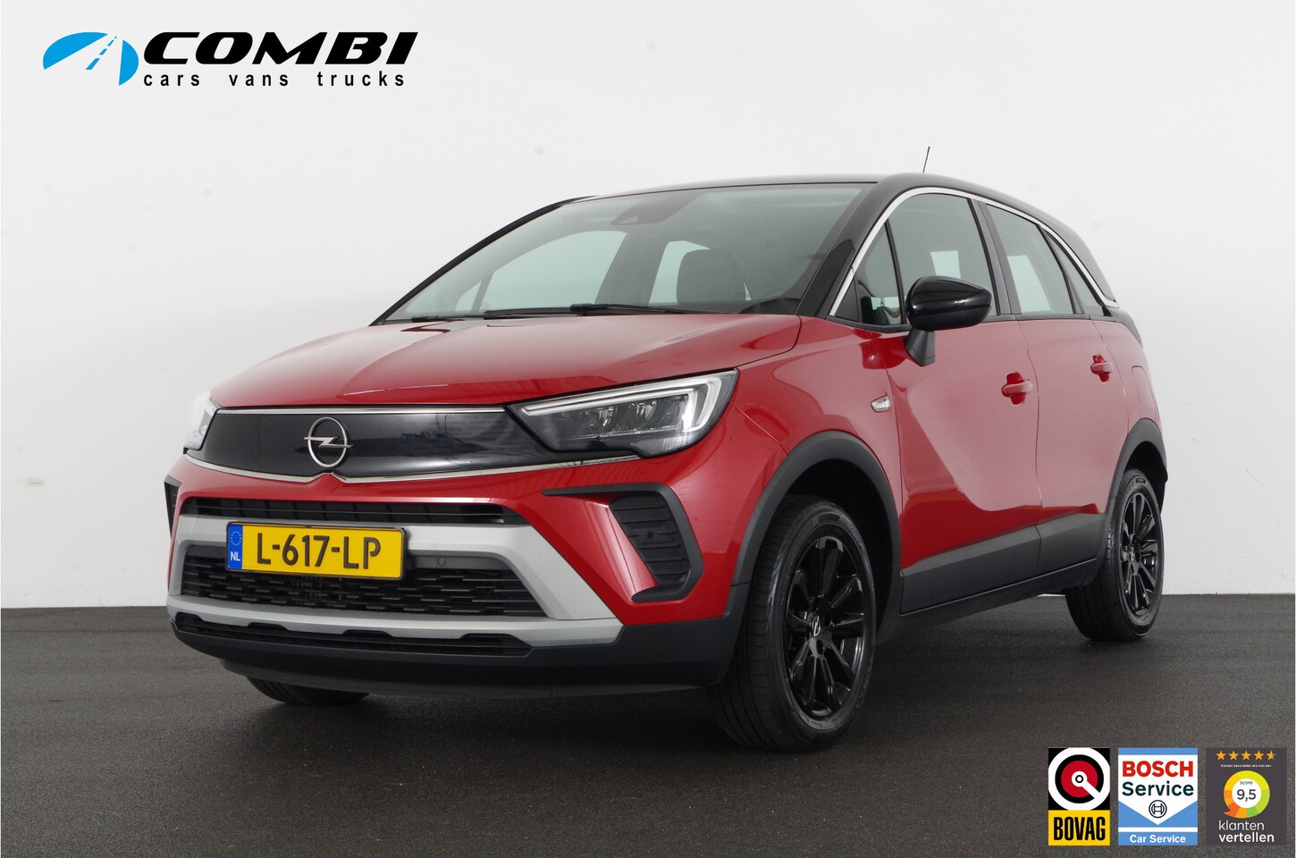 Opel Crossland - 1.2 Turbo Elegance > Automaat/Zwart dak/Camera 180°/LED/Winterpakket... - AutoWereld.nl