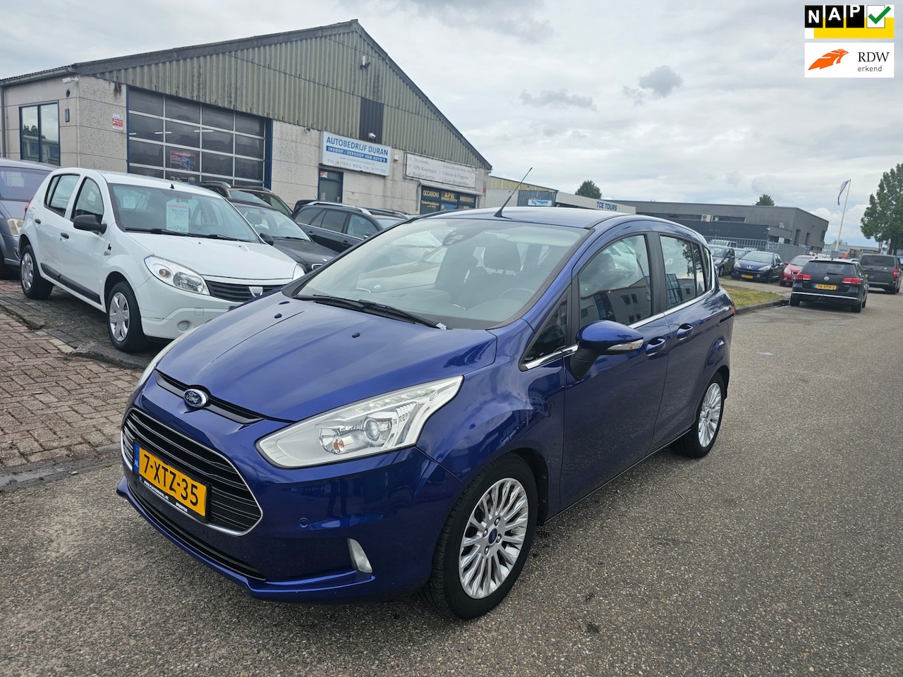 Ford B-Max - 1.0 EcoBoost Titanium NAV.+ Clima Bj:2014 NAP! - AutoWereld.nl