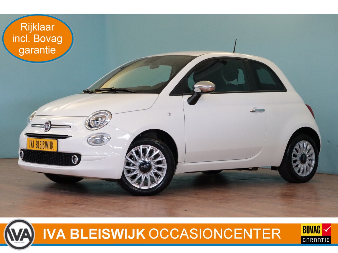 Fiat 500 - 1.0 Hybrid Dolcevita | APPCONNECT | AIRCO | PDC ACHTER | CRUISE | LMV15' | - AutoWereld.nl