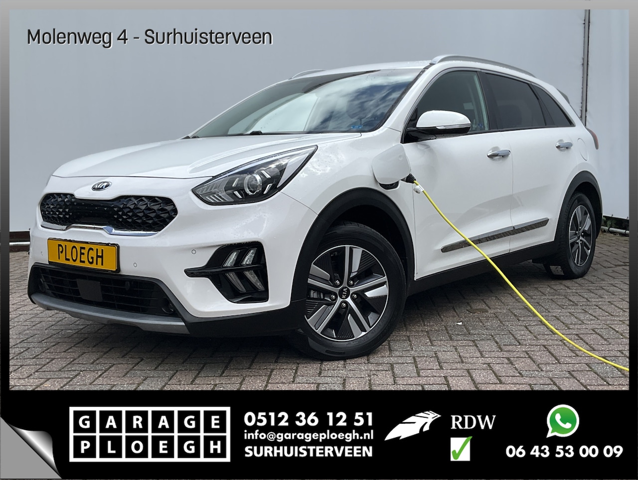 Kia Niro - 1.6 GDi PHEV Navi/Cam Apple/Android Stoel/stuurverw Plug-In ExecutiveLine - AutoWereld.nl