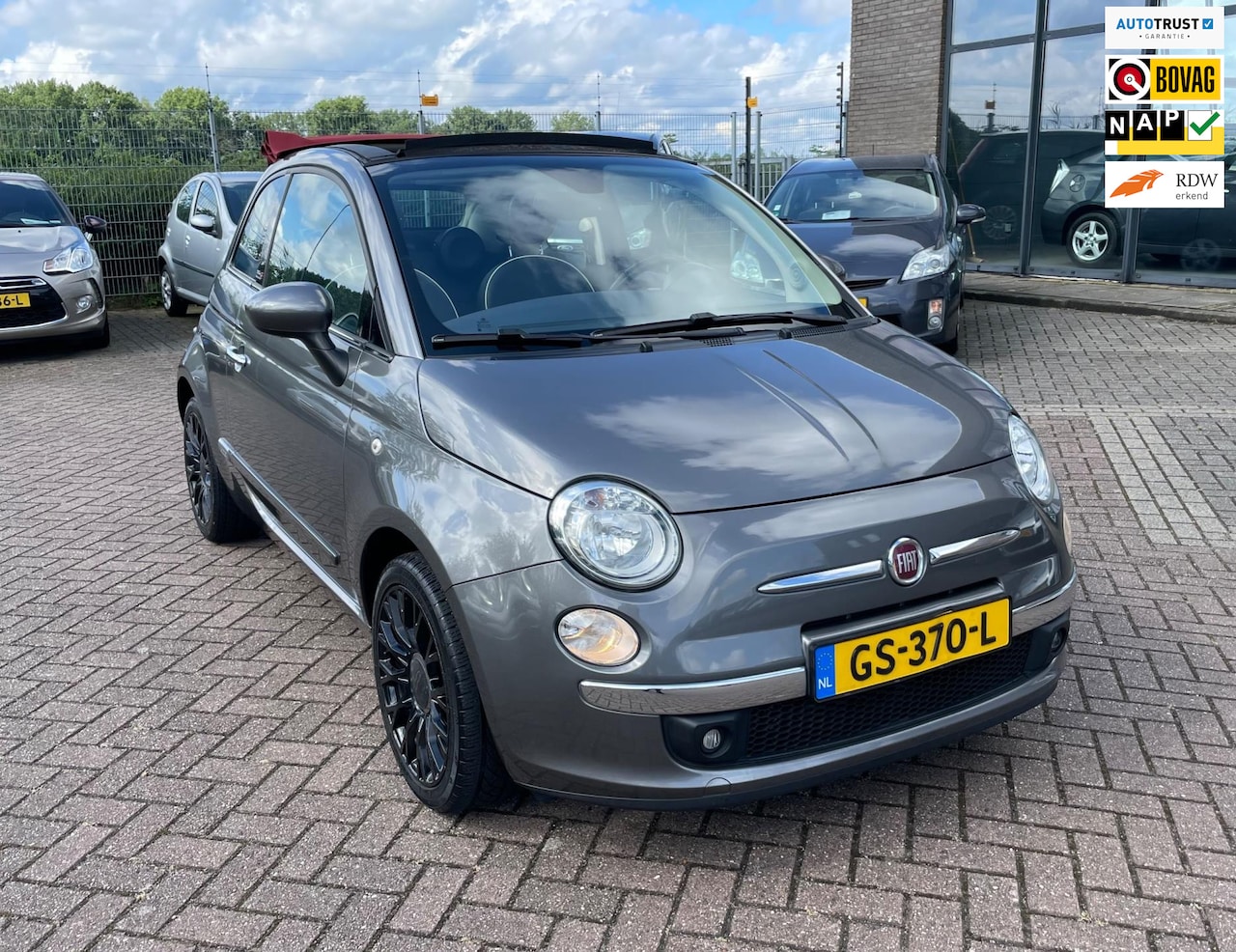 Fiat 500 C - 0.9 TwinAir Turbo Lounge 0.9 TwinAir Turbo Lounge, 79PK, 2E EIG AFK, GEEN IMPORT, NAP! - AutoWereld.nl