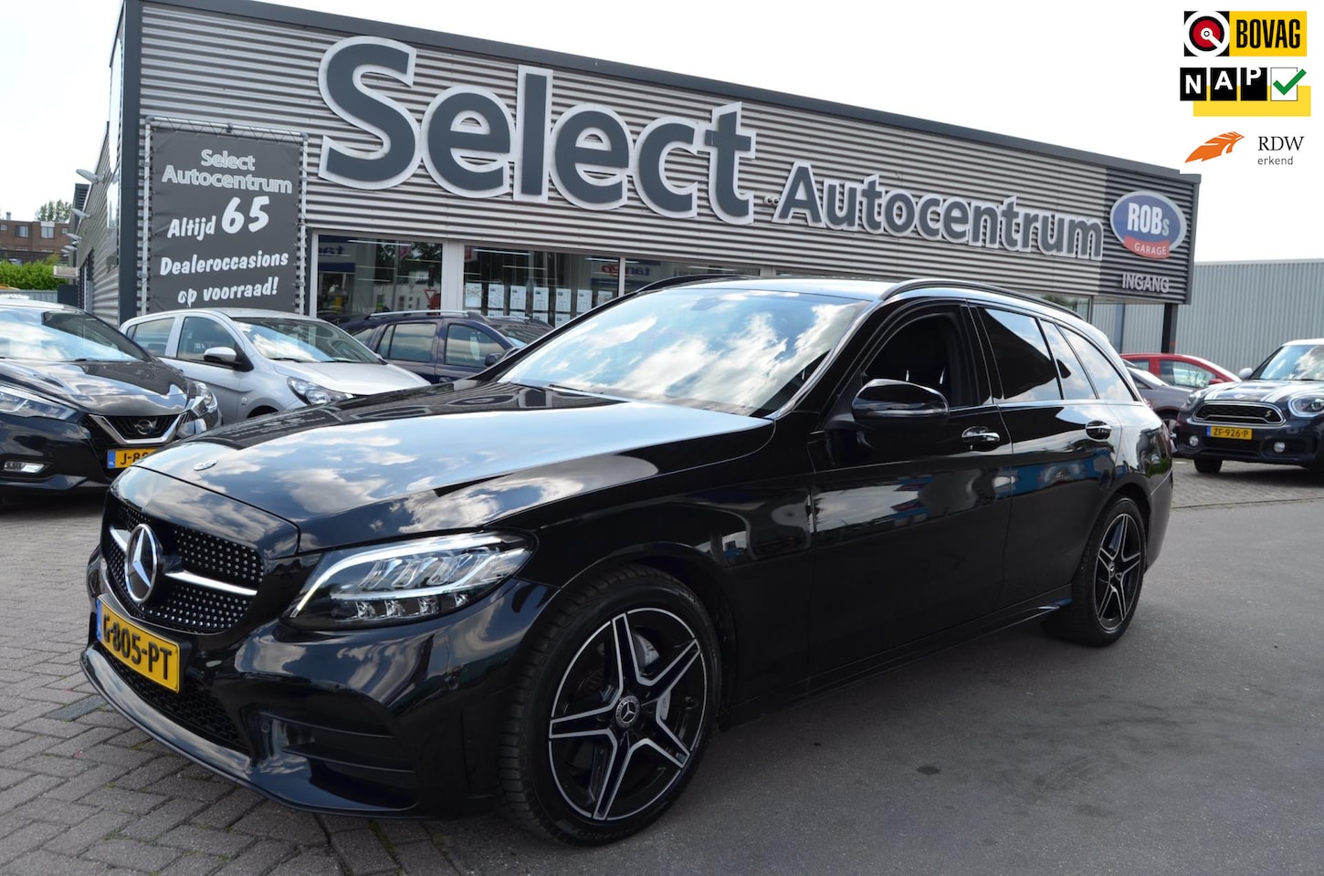 Mercedes-Benz C-klasse Estate - AMG LIMITED Business Solution AUTOMAAT, FLIPPERS , DEALER ONDERH, NWMODEL - AutoWereld.nl