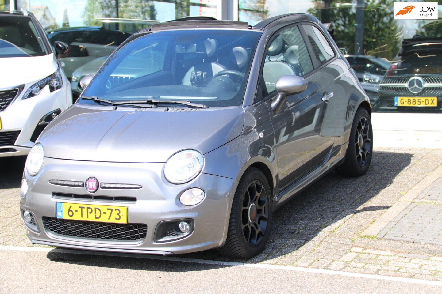 Fiat 500 C - 0.9 TwinAir Turbo 500S SPORT NL-AUTO NAP! - AutoWereld.nl