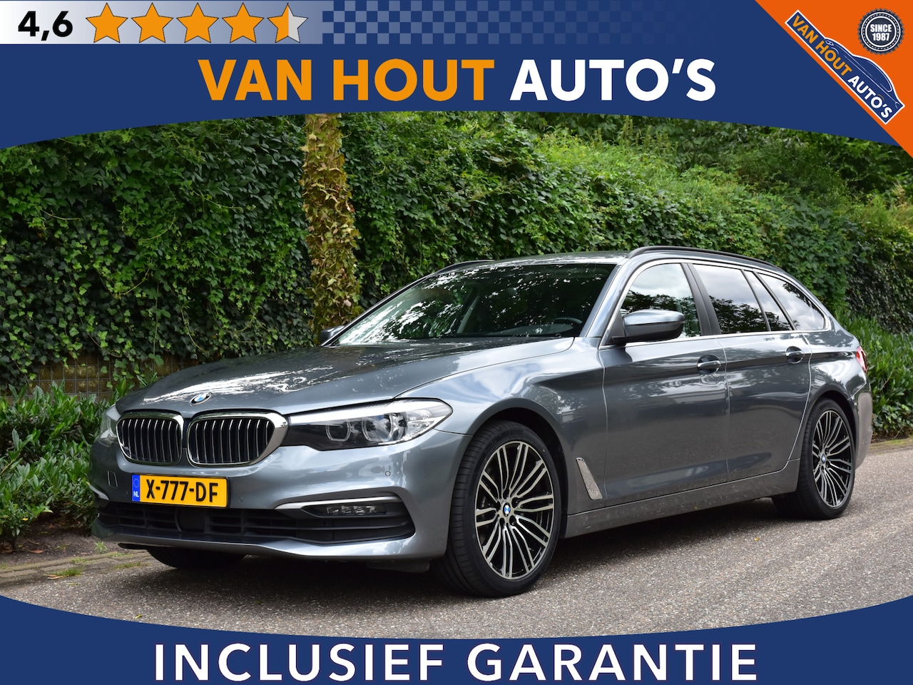 BMW 5-serie Touring - 520i Executive Edition | LEDER | ELEK. TREKHAAK - AutoWereld.nl