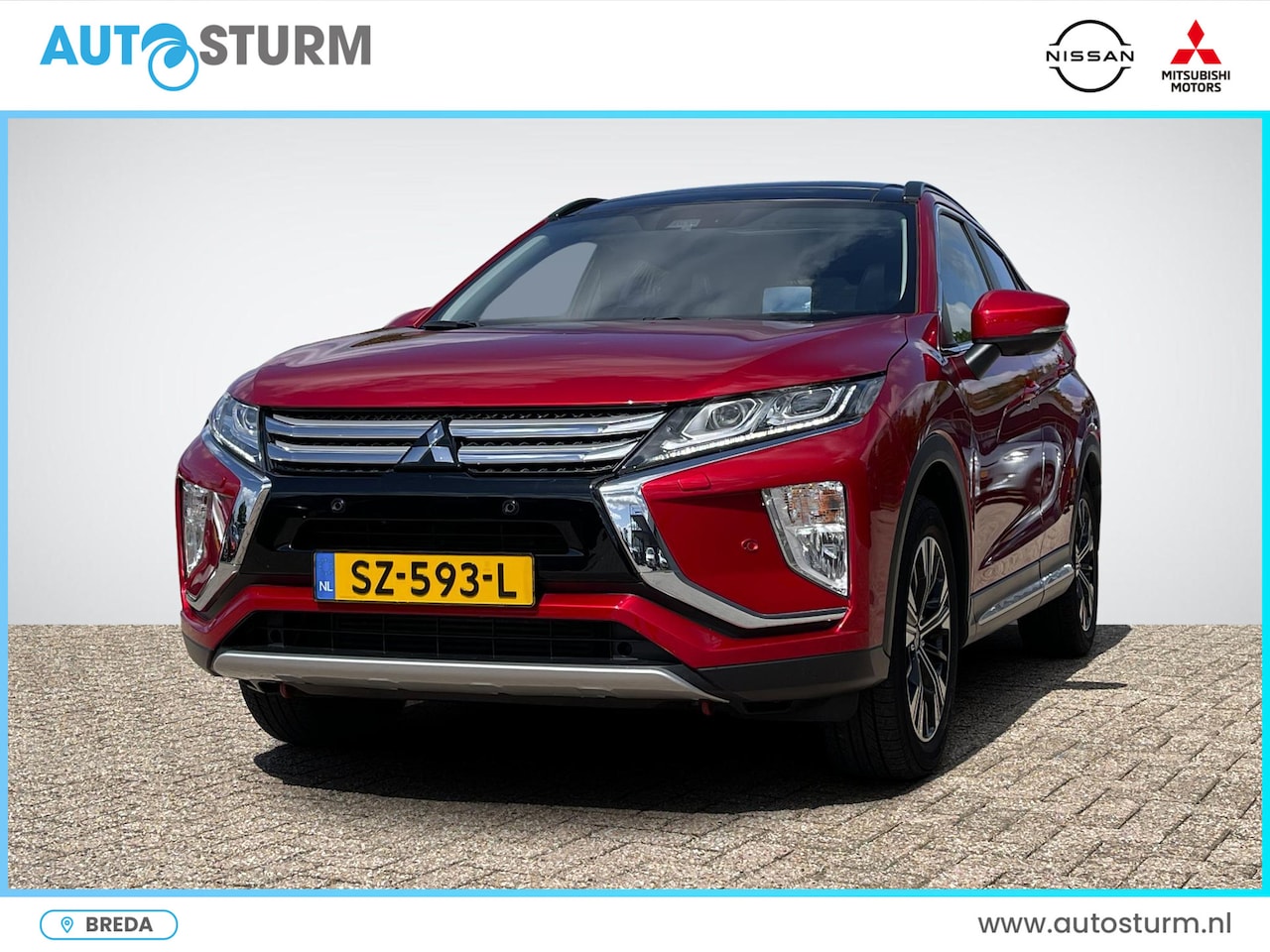 Mitsubishi Eclipse Cross - 1.5 DI-T 4WD Instyle | Trekhaak Afneembaar | Panoramadak | Leder | 360° Camera | Stuur- + - AutoWereld.nl