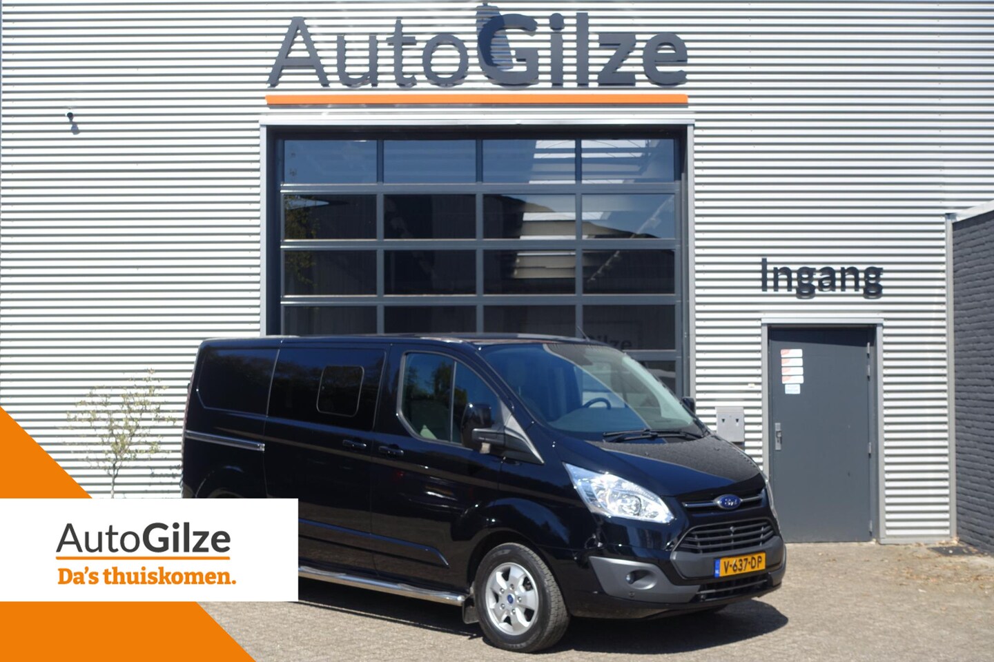 Ford Transit Custom - 290 2.0 TDCI 170PK L1H1 Sport DC l Leder l Navi l Camera l Airco l Trekhaak - AutoWereld.nl