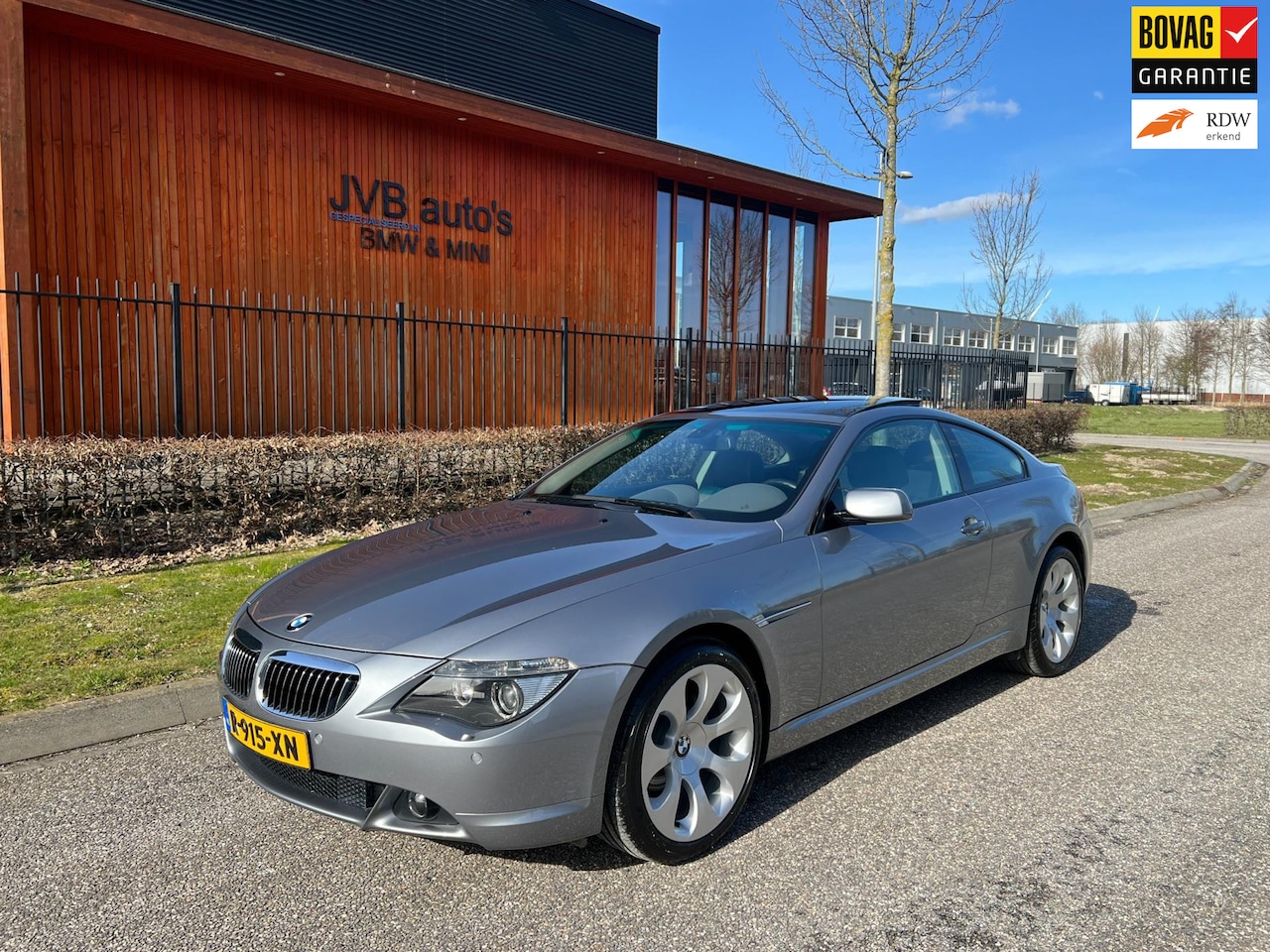 BMW 6-serie - 630i youngtimer panoramadak sportstoelen 48.716km - AutoWereld.nl