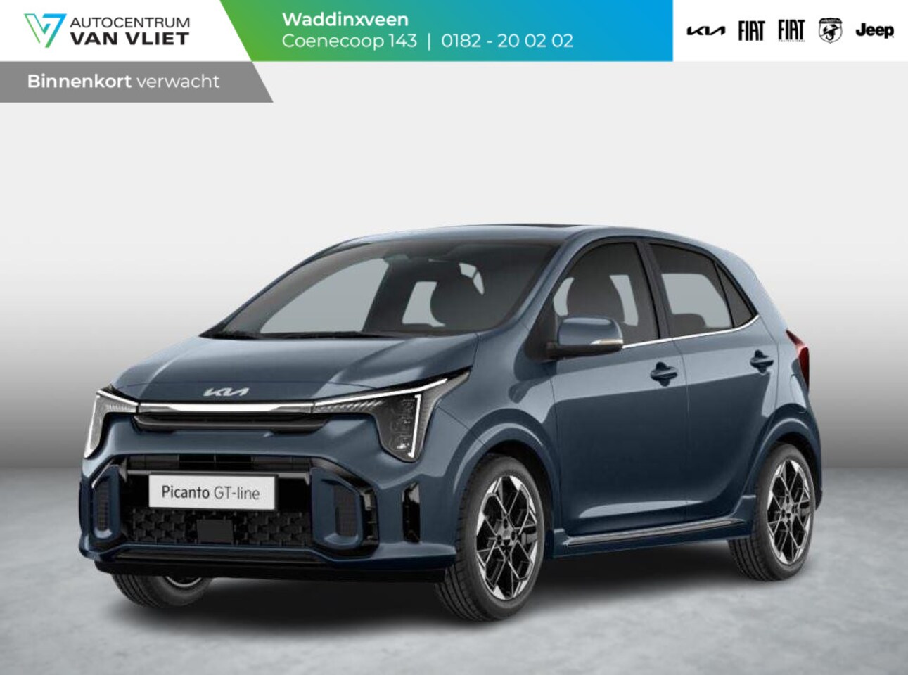 Kia Picanto - 1.0 DPi GT-Line | MY25 | LED | Navi | CarPlay | Keyless | Schuif-/kanteldak | Stoel-/stuur - AutoWereld.nl