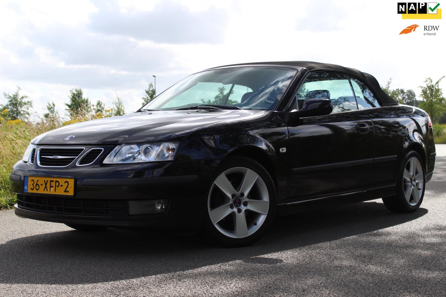 Saab 9-3 Cabrio - 1.8t Vector 150 pk | VOL LEDER | STOELVERWARMING | PARKEERSENSOREN | CLIMATE CONTROLE| - AutoWereld.nl