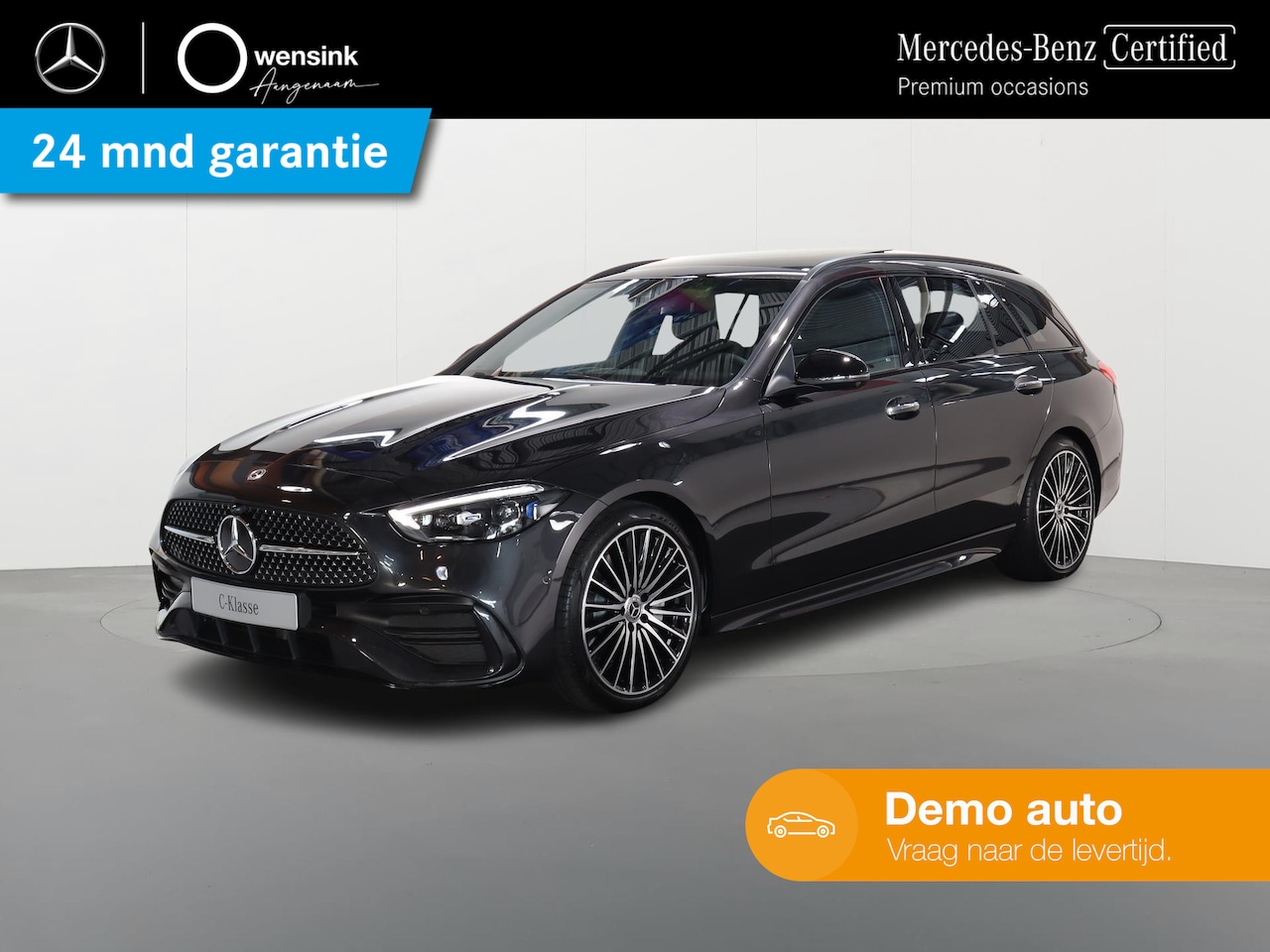 Mercedes-Benz C-klasse Estate - 180 AMG NIGHT Premium | Panoramadak | 360 camera | Keyless Entry | Stoel Memory | Premium - AutoWereld.nl