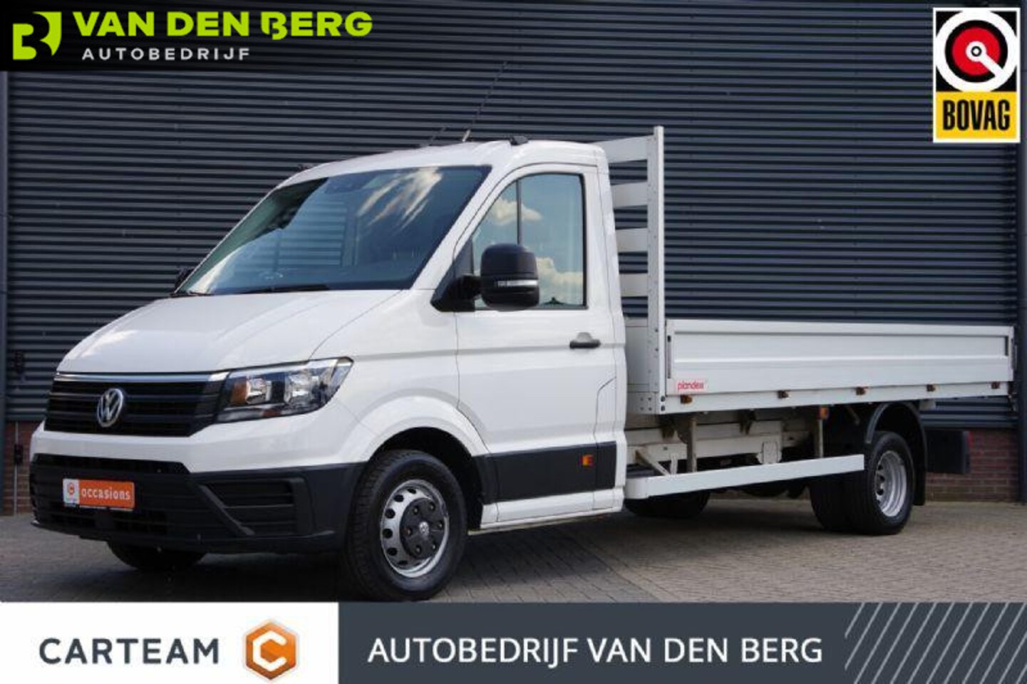 Volkswagen Crafter - 50 2.0 TDI L4 177PK PICK-UP, 3.5T TREKGEW., DUBBEL LUCHT, CRUISE, AIRCO, BLUETOOTH, OPENLA - AutoWereld.nl