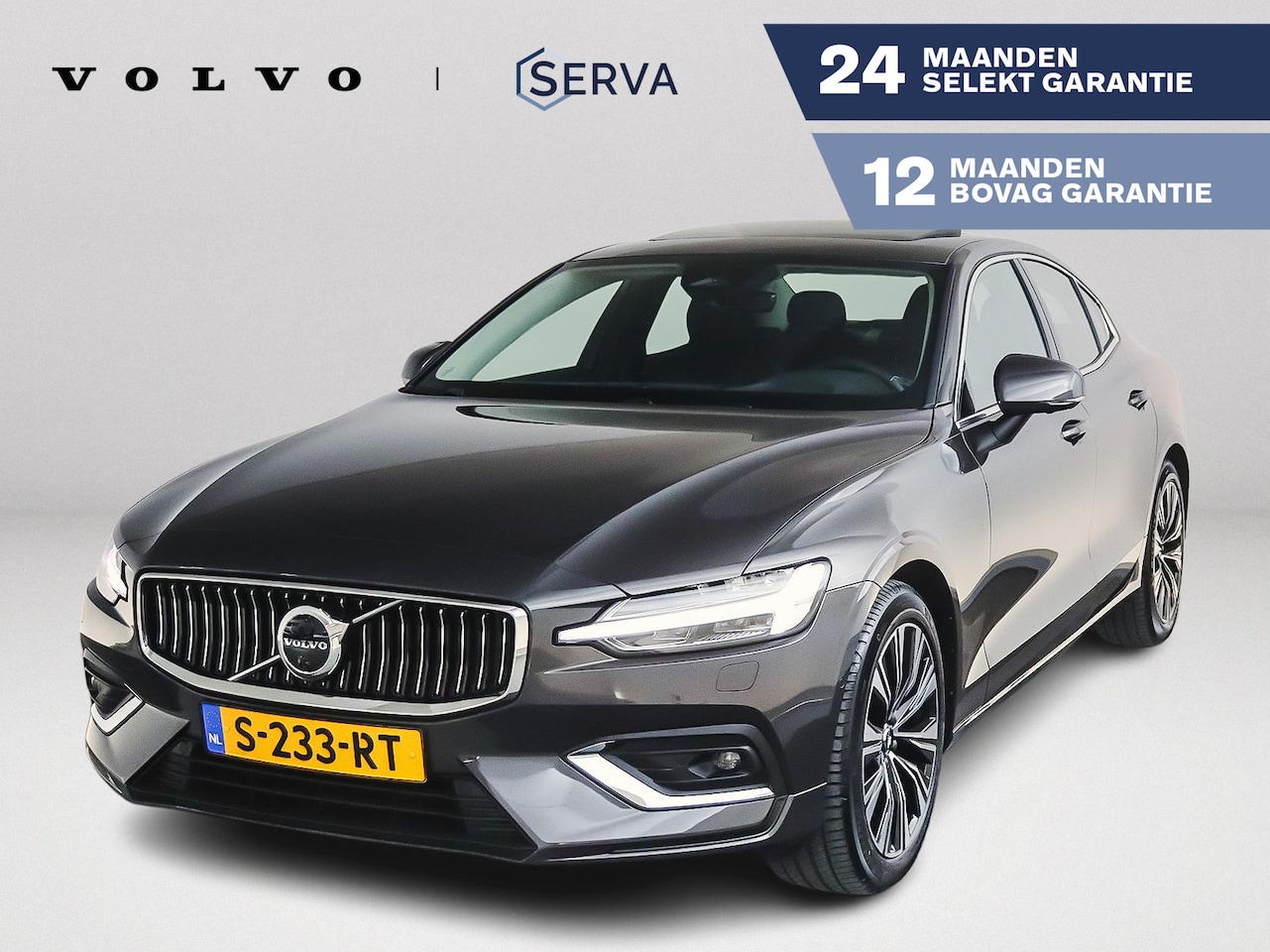 Volvo S60 - B4 Plus Bright | Panoramadak | Harman Kardon | 360º camera | Keyless | Trekhaak - AutoWereld.nl