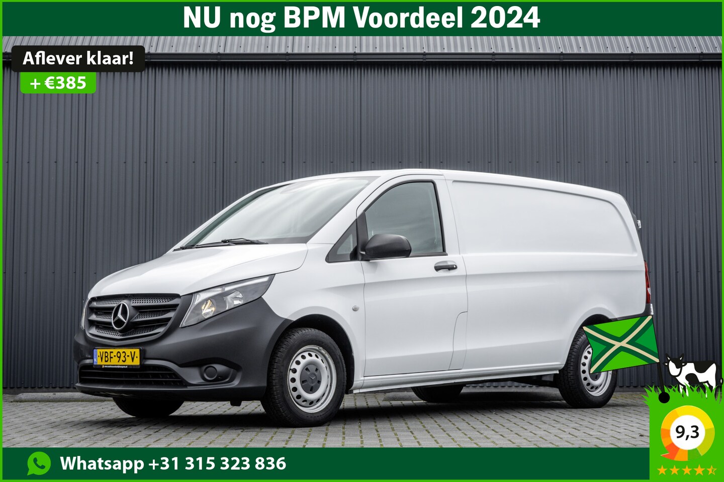 Mercedes-Benz Vito - **111 CDI L2H1 | Euro 6 | Cruise | A/C | Trekhaak | 3-Persoons** - AutoWereld.nl