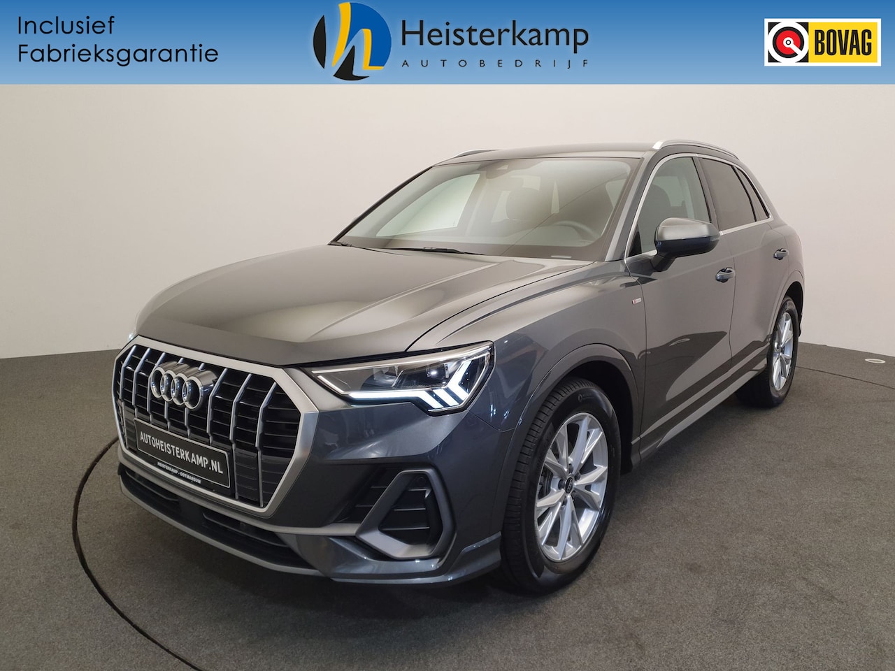 Audi Q3 - 35 TFSI 150pk S-Tronic S-Line Camera, Leder/alcantara, Cruise control - AutoWereld.nl